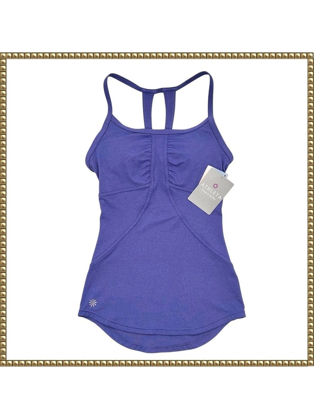 Athleta Tank Top Purple Blue Size Extra Extra Small NWT